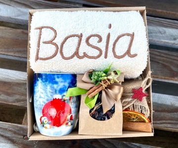 Новогодний подарок Полотенце с вышивкой для мамы и папы