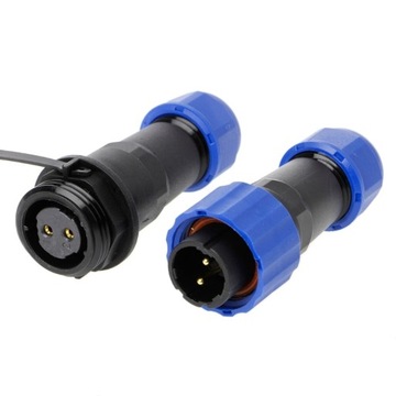 SP16 8pin złącze IP68 gn+wt do kabla, przedłużacza
