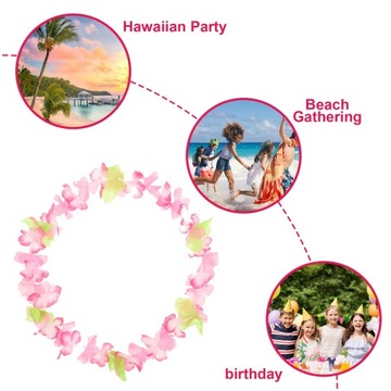 ГАВАЙСКОЕ ОЖЕРЕЛЬЕ С ЦВЕТАМИ ГАВАЙСКАЯ ГИРЛЯНДА ГАВАЙСКАЯ ГИРЛАНД ЛЕИ ЛУАУ