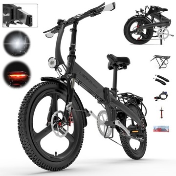 Rower Elektryczny Męski/Damski 500W 12,8AH 110KM 20