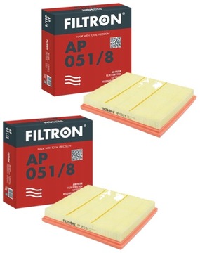 2× FILTRON AP 051/8 FILTR VZDUCHU