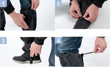 ДЕТСКИЕ ГЕРОВКИ НА МОЛНИИ XS ВОДОНЕПРОНИЦАЕМЫЕ БАДЫ ДЛЯ СНЕЖНОЙ БАТИНЫ 2 шт.