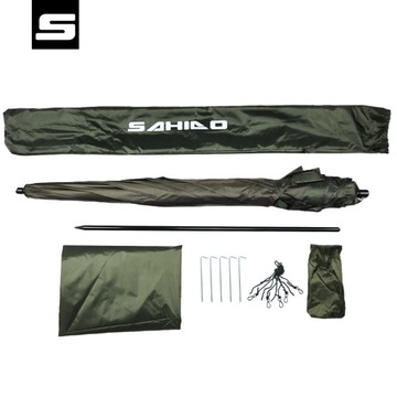 Рыбацкий зонтик со стороны Sahido Fishing Shield Advanced 220