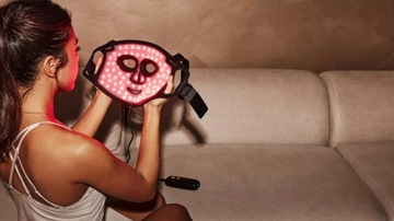 Маска против морщин Silk'n Dual LED Mask черная светодиодная маска для лица и шеи