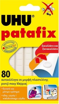UHU PATAFIX MASA SAMOPRZYLEPNA MOCUJĄCA BIAŁA 80 porcji