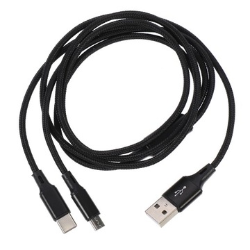 Potrójne ładowanie z USB-C na kabel