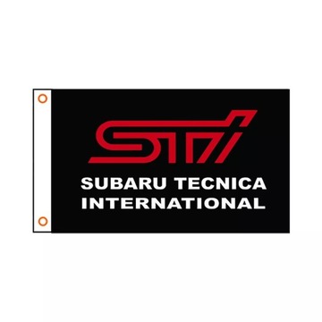 Флаг Subaru холст 60х90см большой