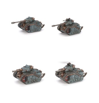 Legions Imperialis 4x Leman Russ Tanks - 1 wypraska