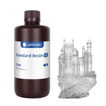 Żywica Anycubic Standard V2 Clear Transparentny 1kg 1l