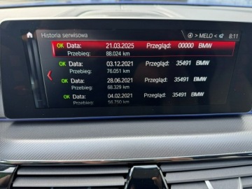 BMW Seria 5 G30-G31 M5 Limuzyna 4.4  600KM 2018 BMW M5 Pisemna Gwarancja 12 miesięcy, zdjęcie 14