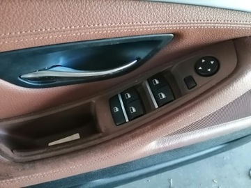 BMW 5 F10 FACELIFT SEDAN SEDADLA POHOVKA BOKY KOMPLET EVROPA HNĚDÝ
