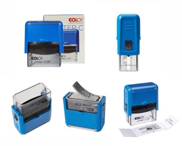 COLOP C30 STAMP — 6 линий — Дизайн + Ластик