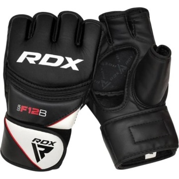 RDX Grappling Glove New Model GGRF-12B Абордажные перчатки, черные, размер L
