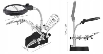 Набор Third Hand для пайки держателя лупы + светодиод