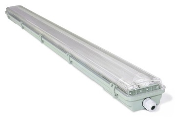 1x ГЕРМЕТИЧНАЯ ЛАМПА 2x120СМ + 2x СВЕТОДИОДНАЯ ЛАМПА 18ВТ 3000К