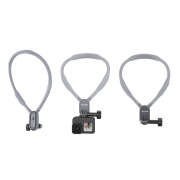 OPASKA NA SZYJĘ TELESIN Z MOCOWANIEM DO KAMER SPORTOWYCH GOPRO DJI OSMO