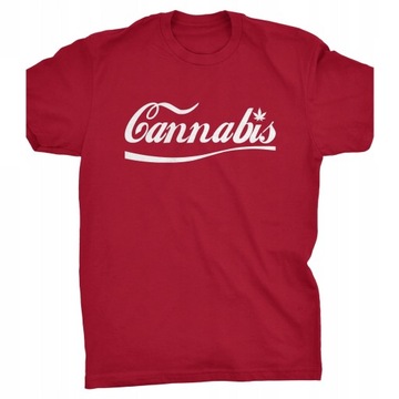 Cannabis Koszulka Marihuana Joint Trawka THC r. XL