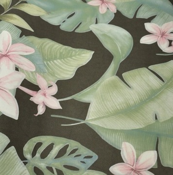 Tapeta na fizelinie The Trend Collection liście kwiaty 0,53x10,05m