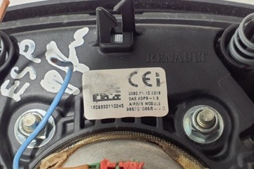 AIRBAG ŘIDIČE RENAULT ESPACE V (JR_) 985707065R 1.6L DIESEL 118KW 2015
