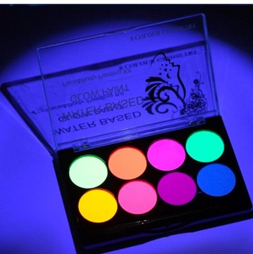 BEZPIECZNE FARBY BARWNIKI FARBA ŚWIECĄCA FLUORESCENCYJNY MAKIJAŻ