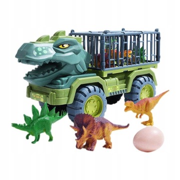 Dinozaury Transport Samochód Samochody Zabawki