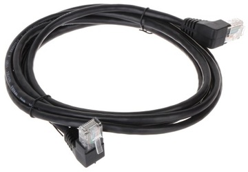 Patchcord Kabel RJ45 UTP Kat 5e 2m Kątowy-Kątowy
