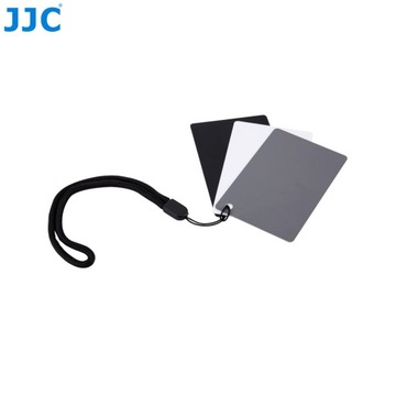 НАБОР БЕЛЫХ БАЛАНСОВЫХ КАРТ СЕРЫЙ БЕЛЫЙ ЧЕРНЫЙ (8,5 x 5,4 см)