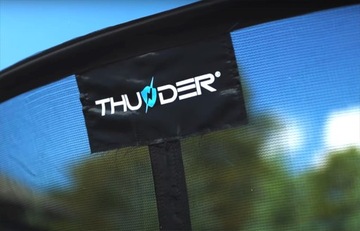 Trampolina ogrodowa 16FT 490CM olbrzymia wytrzymała solidna siatka Thunder