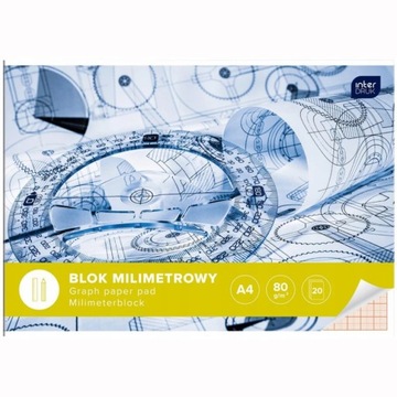 МИЛИМЕТРИЧЕСКИЙ БЛОК А4 20 листов