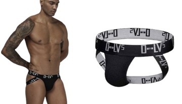 Męskie czarne STRINGI slipy jockstrap g-string gym DOSKONAŁA JAKOŚĆ! S/M