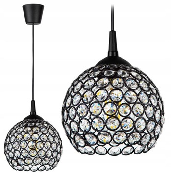 Lampa Wisząca Sufitowa Żyrandol Szkło