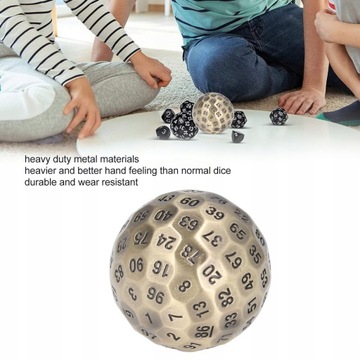 ЛАТУННЫЕ КОСТИ DICE D100 RPG + КЕЙС