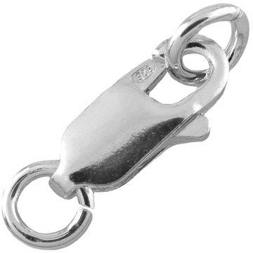 VERSIL zapięcie srebrne do łańcuszka 12 mm SREBRO