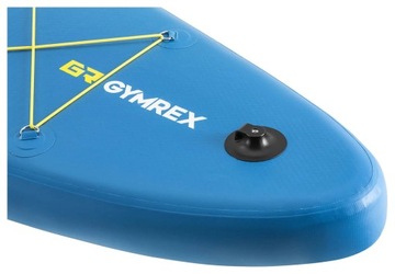 Надувная SUP доска двухкамерная с аксессуарами, 125 кг - синяя