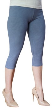 3/4 SPODNIE LEGGINSY PRĄŻEK PRĄŻKOWANE 2XL/3XL