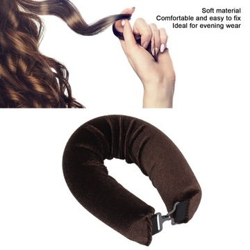 3 упаковки безнагревательных щипцов для завивки с повязкой на голову, мягкие 5H бесплатные щипцы для завивки