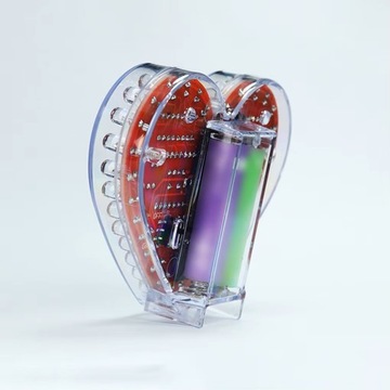 Serce 32 Multikolor RGB LED z obudową super EFEKT