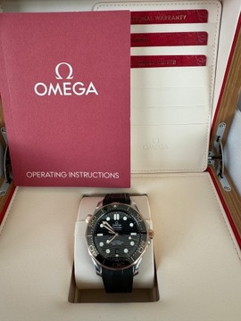 OMEGA SEAMASTER DIVER 300M STAL ZŁOTO 18K