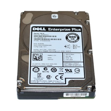 Dysk DELL 600GB 10K SAS 6Gb/s 2.5 9WG066-157