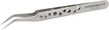 PĘSETA PRECYZYJNA PINCETA METALOWA PENSETA ZAGIĘTA DO BRWI PHONEMATE FT-15