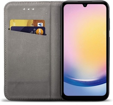 Чехол для Samsung Galaxy A25 5G SMART MAGNET CASE БУМАЖНИК + СТЕКЛО 9H