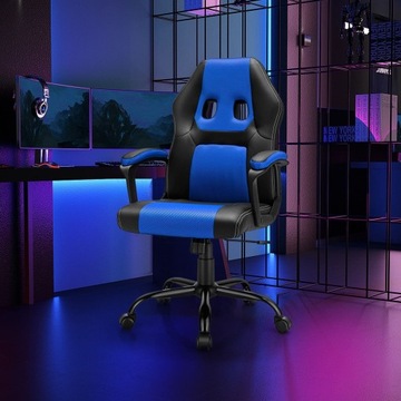 Fotel gamingowy Costway HW67539BL