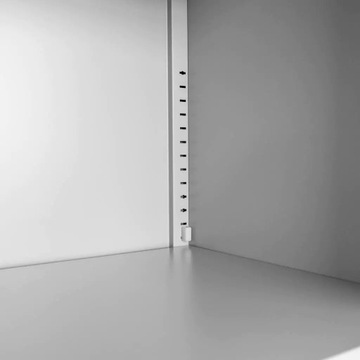 Szafa Metalowa Z SEJFEM RODO Biurowa Na Dokumenty 185x90x40 cm WENUS Szara