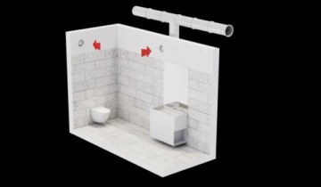 Вентилятор канальный 100фи, производительный, 100м3/ч, энергосберегающий, тихий, Доспель