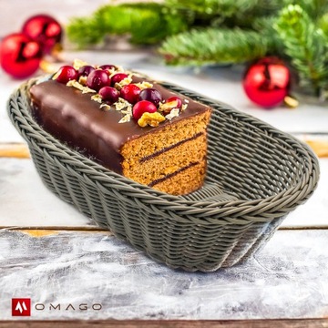 КОРЗИНА ДЛЯ СТОЛА ХЛЕБ СТОЛОВЫЕ ПРИБОРЫ ОВАЛЬНЫЙ СЕРЫЙ