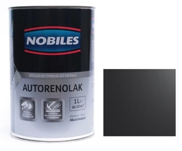 NOBILES AUTORENOLAK DO METALU 1L CZARNY MAT
