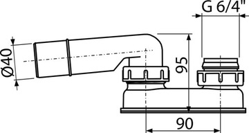 Сифон А53-ДН40