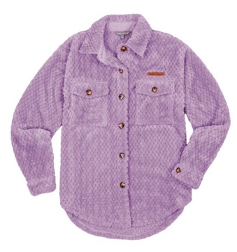 Kurtka Simply Southern Soft Sherpa Shacket Jacket