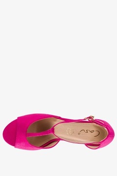 САНДАЛИИ ЖЕНСКИЕ НА ДЕКОРАТИВНОМ КАБЛУКЕ, РЕМЕНЬ ТБАР С ДЕКОРАЦИЕЙ, СТАБИЛЬНЫЕ, ЛЕГКИЕ, размер 40