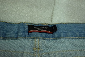 PIERRE CARDIN PARIS WEB BELT Spodenki Jeans S 2